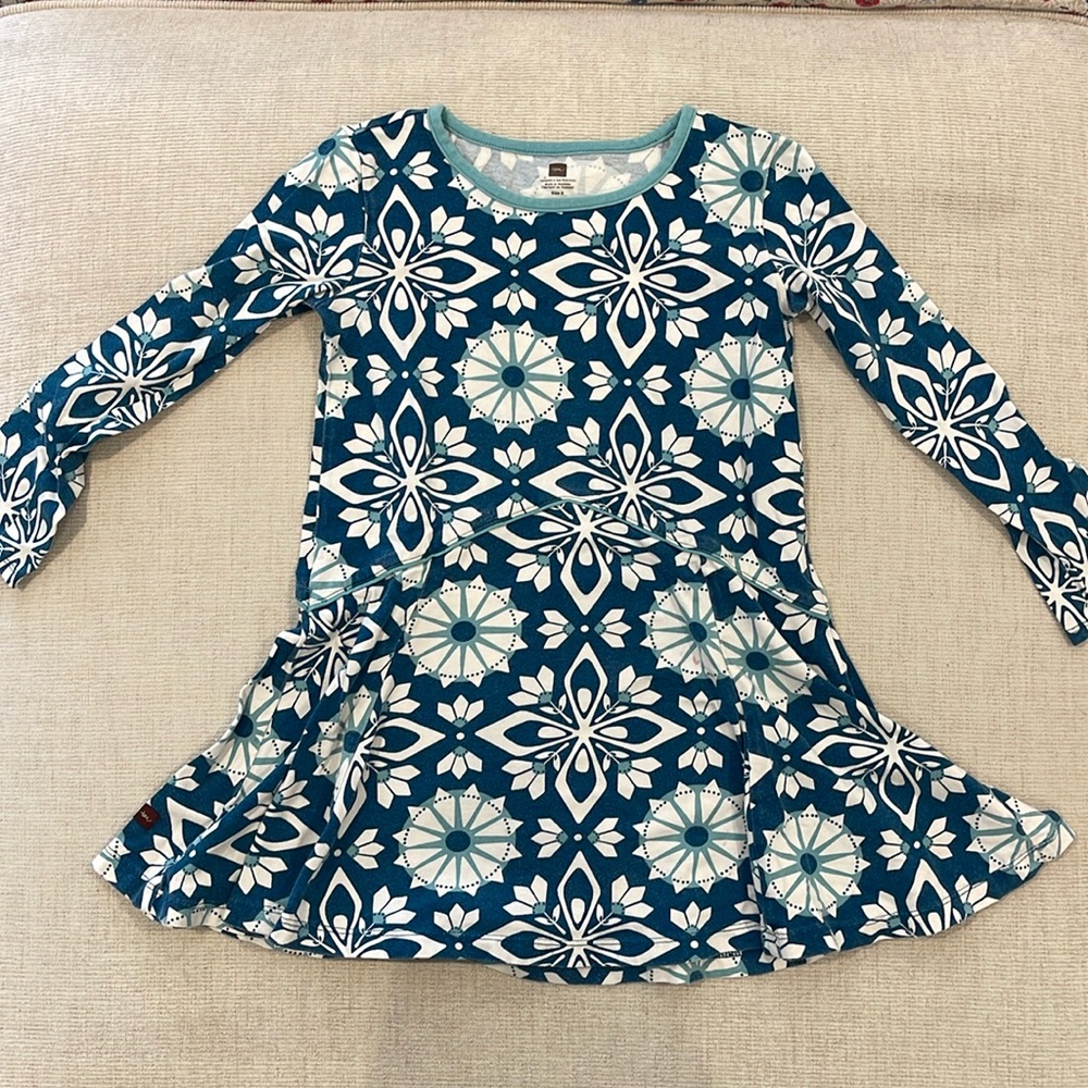 Tea Collection - Size 6 - Blue Dress - GUC